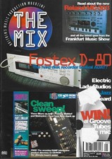 THE MIX Magazine MAY 96 FREE CD ROLAND MC-303 FOSTEX D-80 ELECTRIC LADY STUDIOS