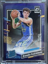 2023 Donruss Optic - Brandin Podziemski #256 (Purple Signature) [RC]