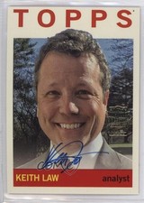 2023 Topps Archives 1964 Fan Favorite Auto Keith Law #64FF-KL Auto 15v7