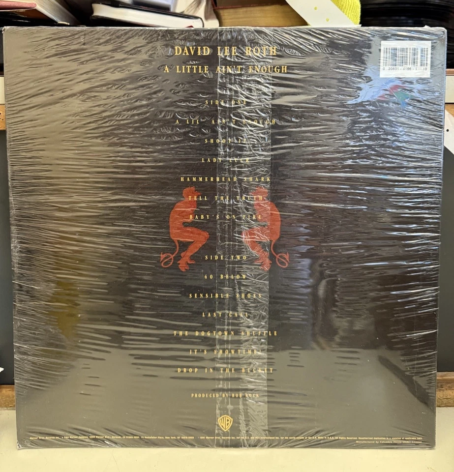 1991 DAVID LEE ROTH - A LITTLE AIN’T ENOUGH - FACTORY SEALED VINYL - RARE - Image 2 of 4