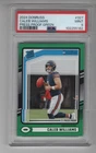 CALEB WILLIAMS 2024 PANINI DONRUSS FOOTBALL RATED ROOKIE GREEN PRESS PROOF PSA 9