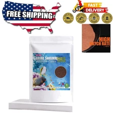 Artemia Cysts - 1 oz Brine Shrimp Eggs with High Hatch Rate & Nutritional Value