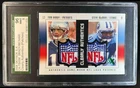 2004 Skybox E-X Tom Brady Steve McNair Dual GU NFL Shield Patch #CA-TB/SM SGC 9
