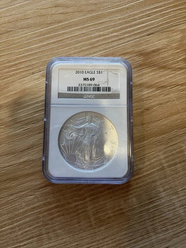 2010 Eagle S$1 MS69 NGC