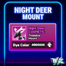 World Zero WZ - NIGHT DEER MOUNT - BOO #B00000