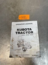 Kubota BX2350 Tractor Operators Manual BX1850