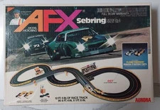 1978 *MINT* Aurora AFX Sebring HO Scale Race Set Original Box + G-Plus Daytona