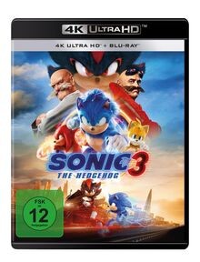 Sonic The Hedgehog 3 +  von PARAMOUNT PICTURES | DVD | Zustand sehr gut