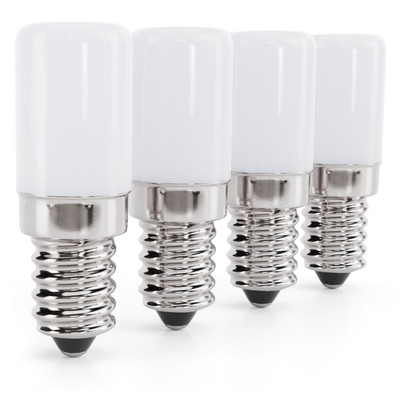 greate 4x LED Kühlschrank Lampe kalt weiß Glühbirne 25000 Stunden haltbar 