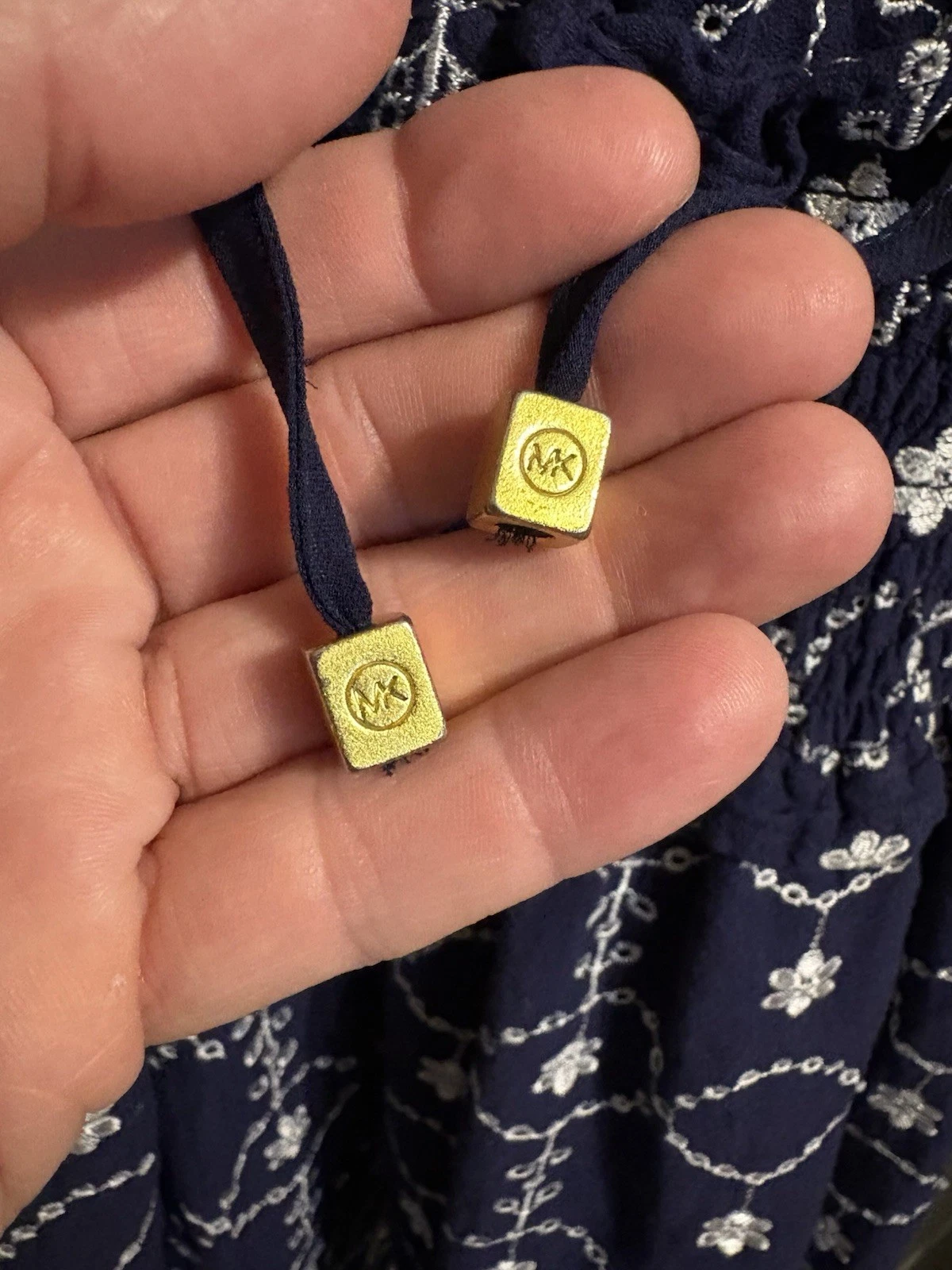 Abito Michael Kors senza maniche ricamato piccolo