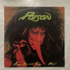 POISON Open Up and Say Ahh!"  1988 12" Vinyl LP Record