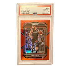 *Pop 1* PSA 10 GEM MT 2022 Prizm Max Strus #161 Red Prizm /299 Heat COLOR MATCH