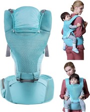 8-in-1 Ways Baby Carrier with Hip Seat and Lumbar Support, Newborn to Toddler