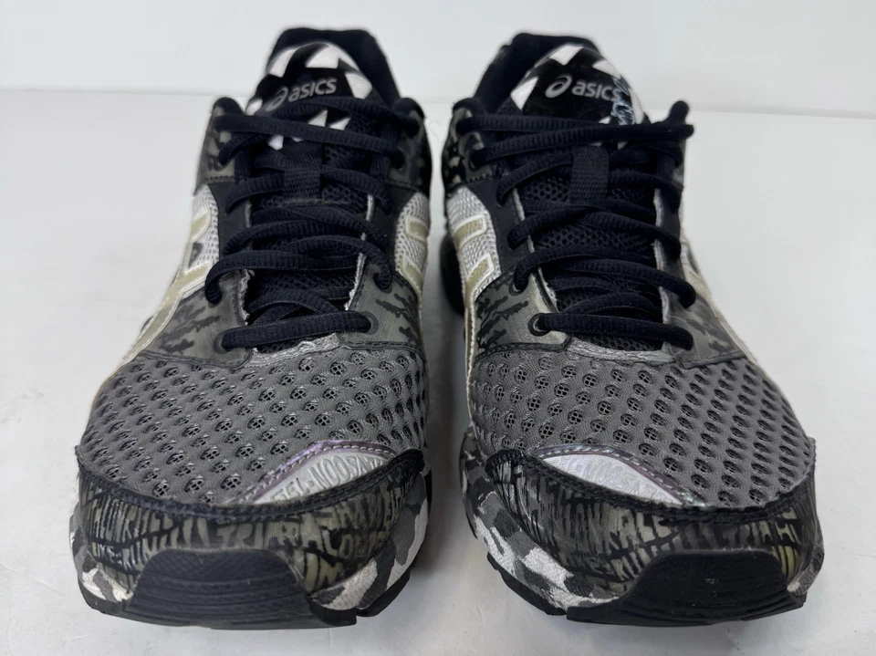 Asics Gel-Noosa Tri 8 Zapatos Para Hombres Talla 10 EE. UU. Negro Gris Tenis para Correr T306N Foto 2 de 4
