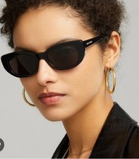 NEW SAINT LAURENT SL316 BETTY 001 SUNGLASSES WOMEN BLACK EYEWEAR