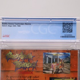 Sega Saturn BATTLE ARENA TOSHINDEN REMIX - CGC GRADED 9.6 A! NEW Factory Sealed!