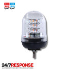 Clear Lens Amber Led Flashing Warning Beacon For Kelsa Bar Van Truck Top