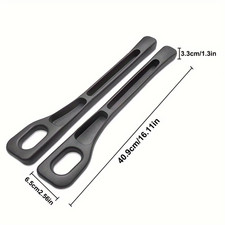 2Pc Car Seat Gap Filler Organizer Pu Waterproof Car Seat Gap Plug Strip with 2 G
