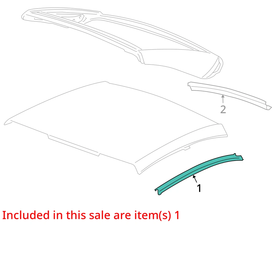 SE ADAPTA A PONTIAC G6 2006-2009 MOLDURA ASM RF DRIP SCP 15934392 - NUEVO OEM 15934392 Foto 2 de 3
