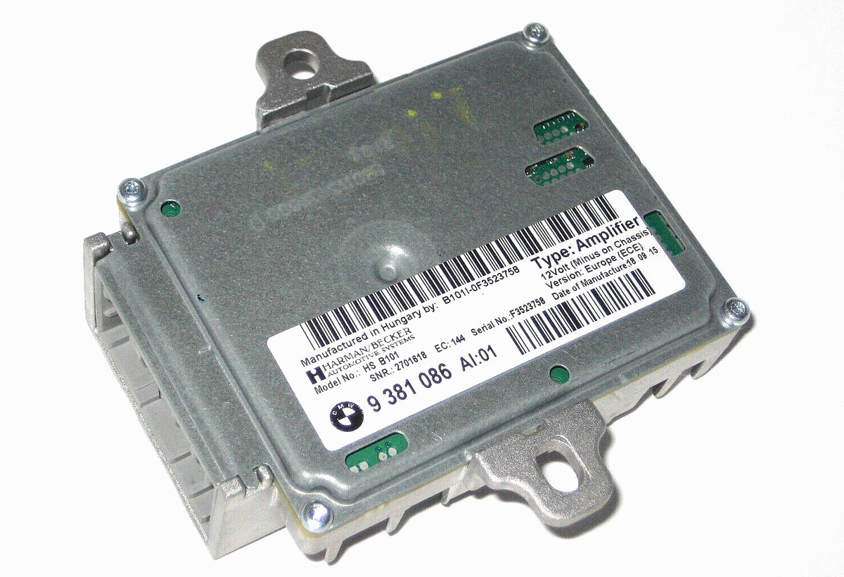 BMW Amplifier Radio Control Unit with Active Sound Design AMP 