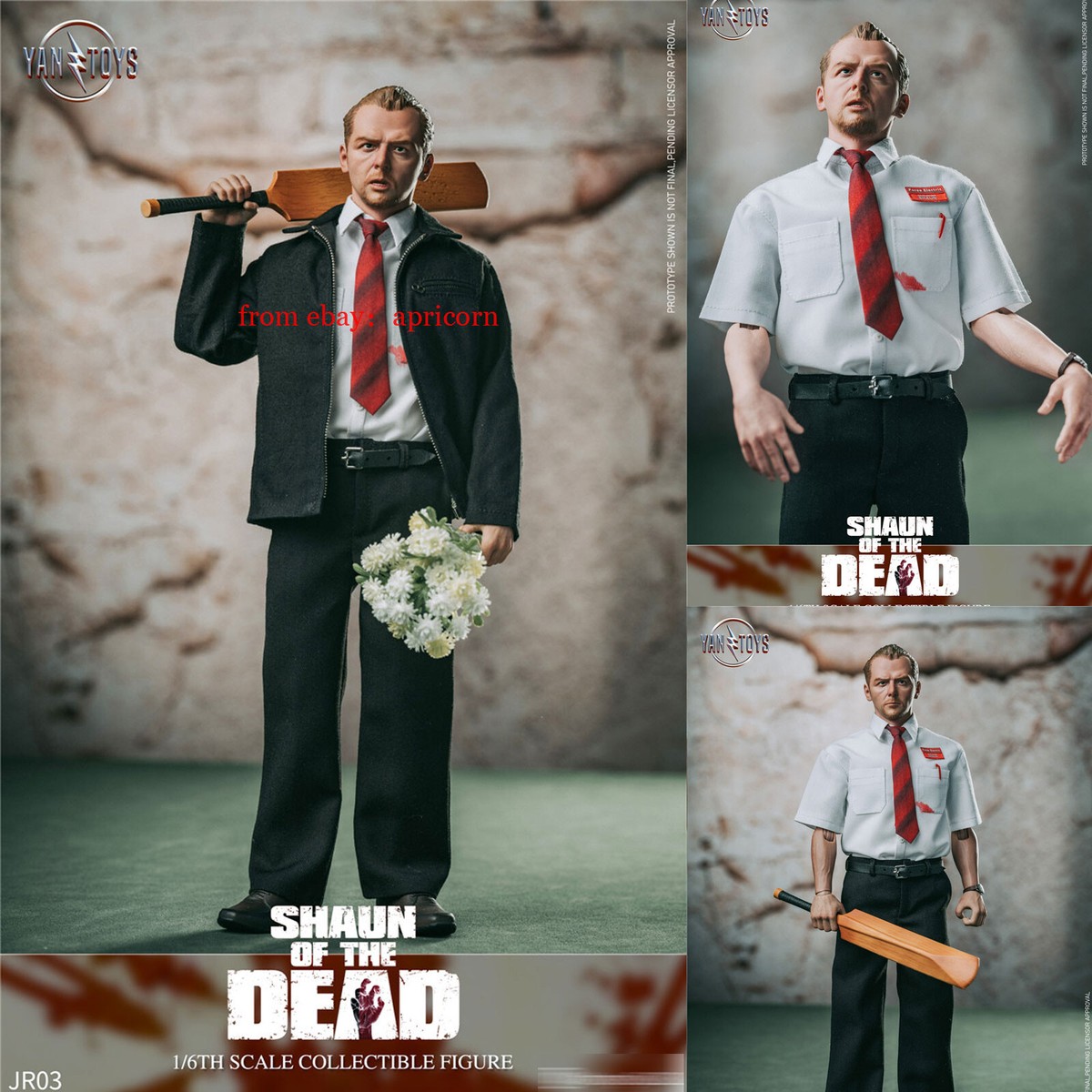 Pre! YANTOYS JR03 Shaun of the Dead Simon Pegg 1/6