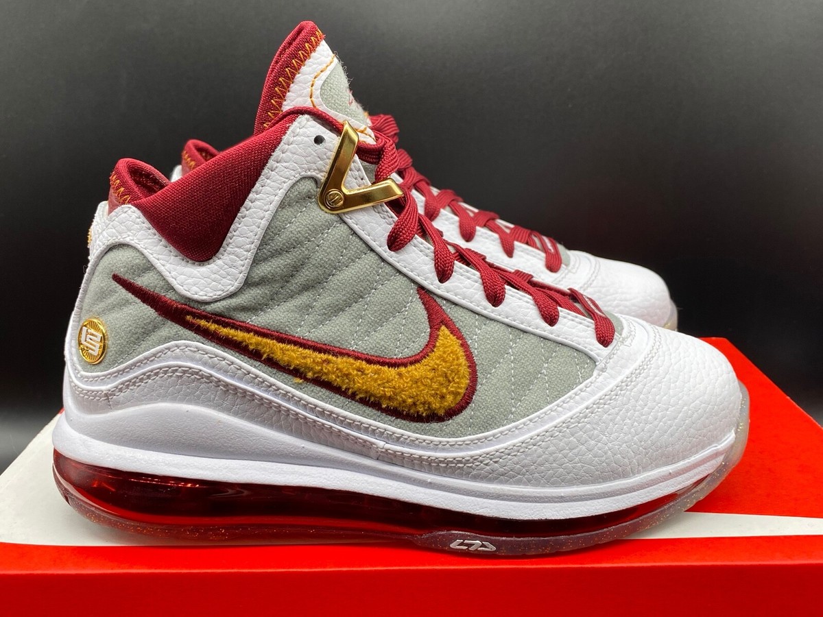 ★Nike ナイキ LeBron 7 MVP (2020) 2020 Nike LeBron 7 VII QS MVP size 14. White Gold Maroon