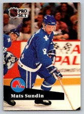 1991-92 Pro Set - #197 Mats Sundin