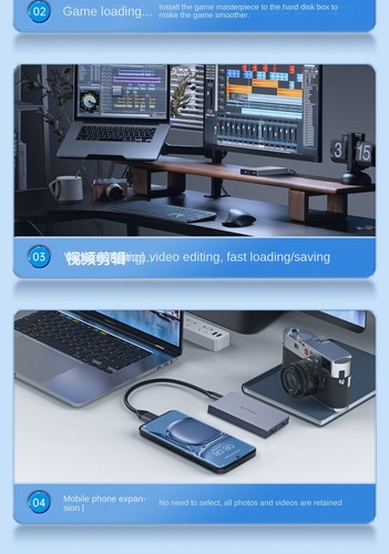 Unidad de estado sólido ORICO m.2 caja nvme multi doble cajón sata a usb/tipo-C lector - Imagen 15 de 25