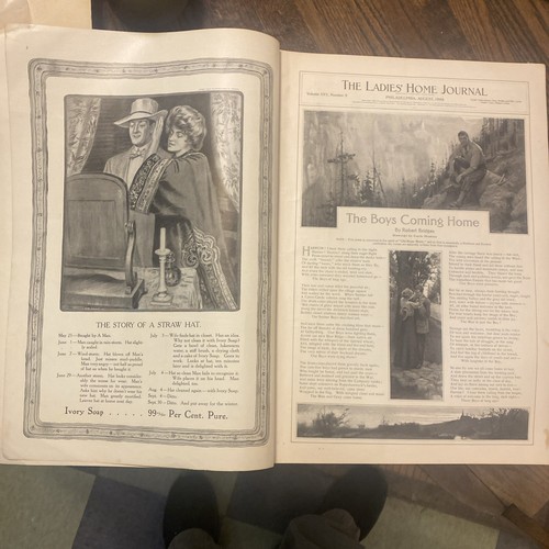 Ladies Home Journal Summer Porch Issue August 1908 Antique Magazine - Picture 6 of 23