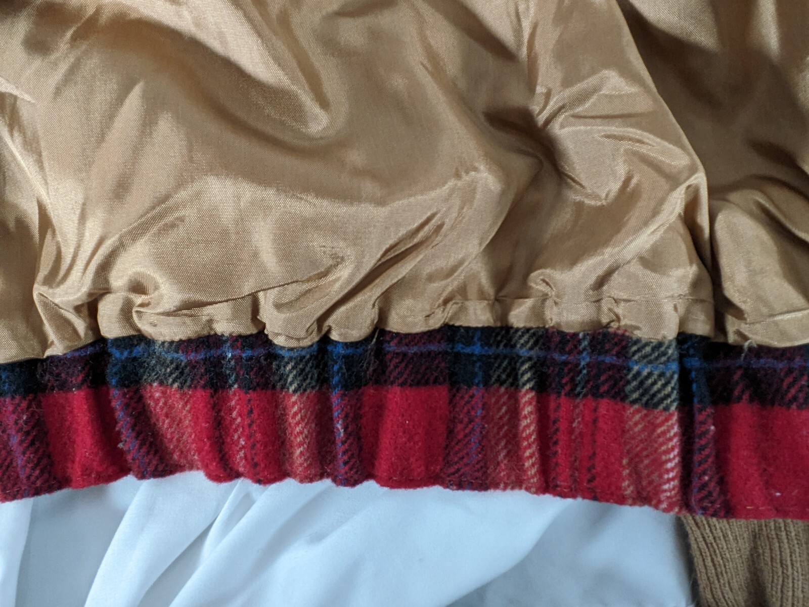 VTG Pendleton Wool Zip Front Plaid Windowpane Jac… - image 13