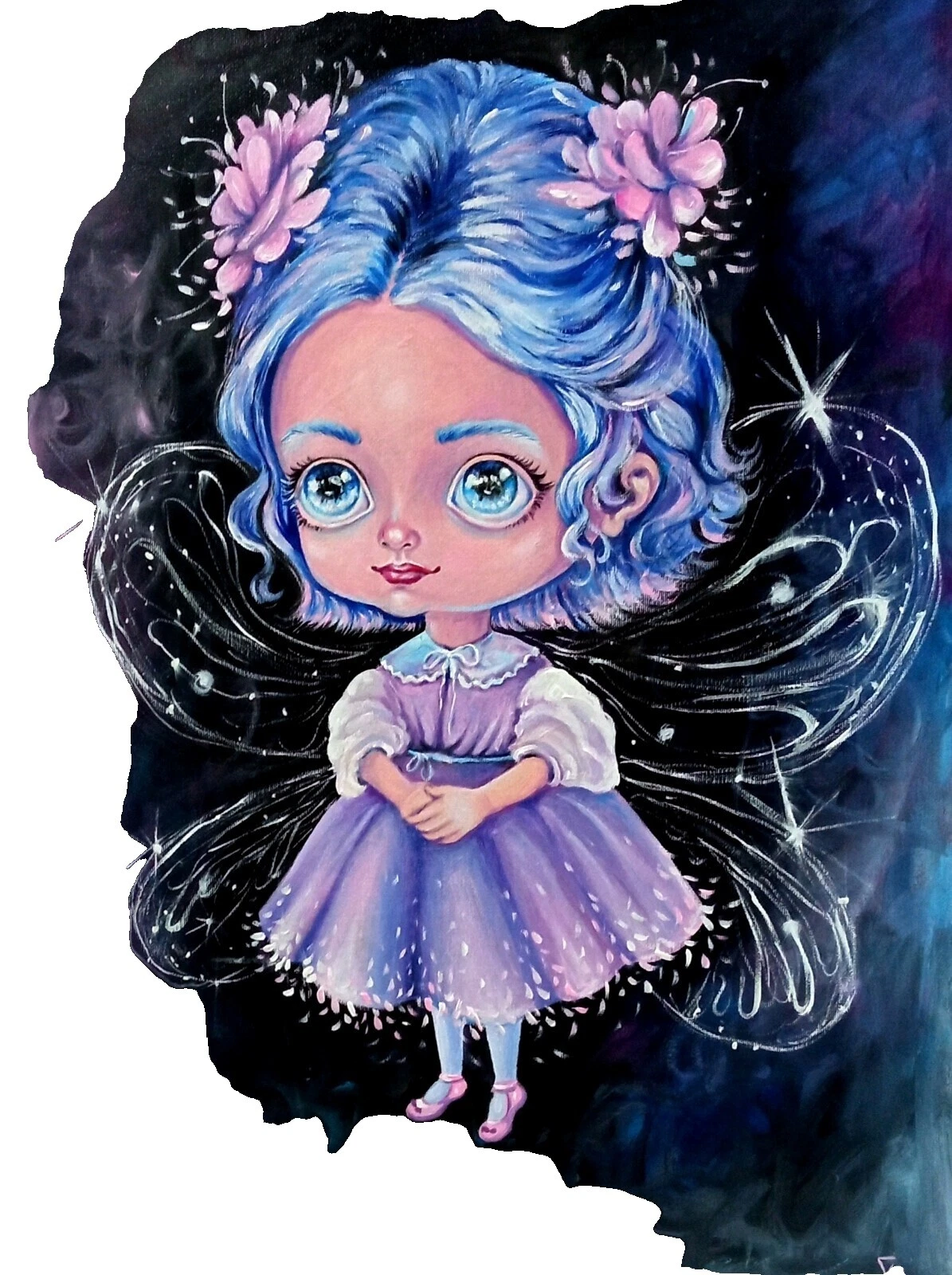 Las hadas de Lona Arte Pinturas