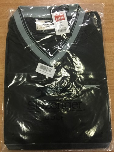 SLAZENGER GOLF WIND VEST BLACK SMALL BNWT SEVE BALLESTEROS - Picture 3 of 4