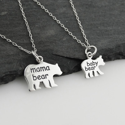 mama bear pendant necklace