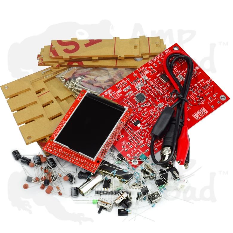 Kit Osciloscopio Digital DSO138 2.4" TFT con Estuche Resistente para Hágalo Usted Mismo Arduino Pi TTL Foto 4 de 4
