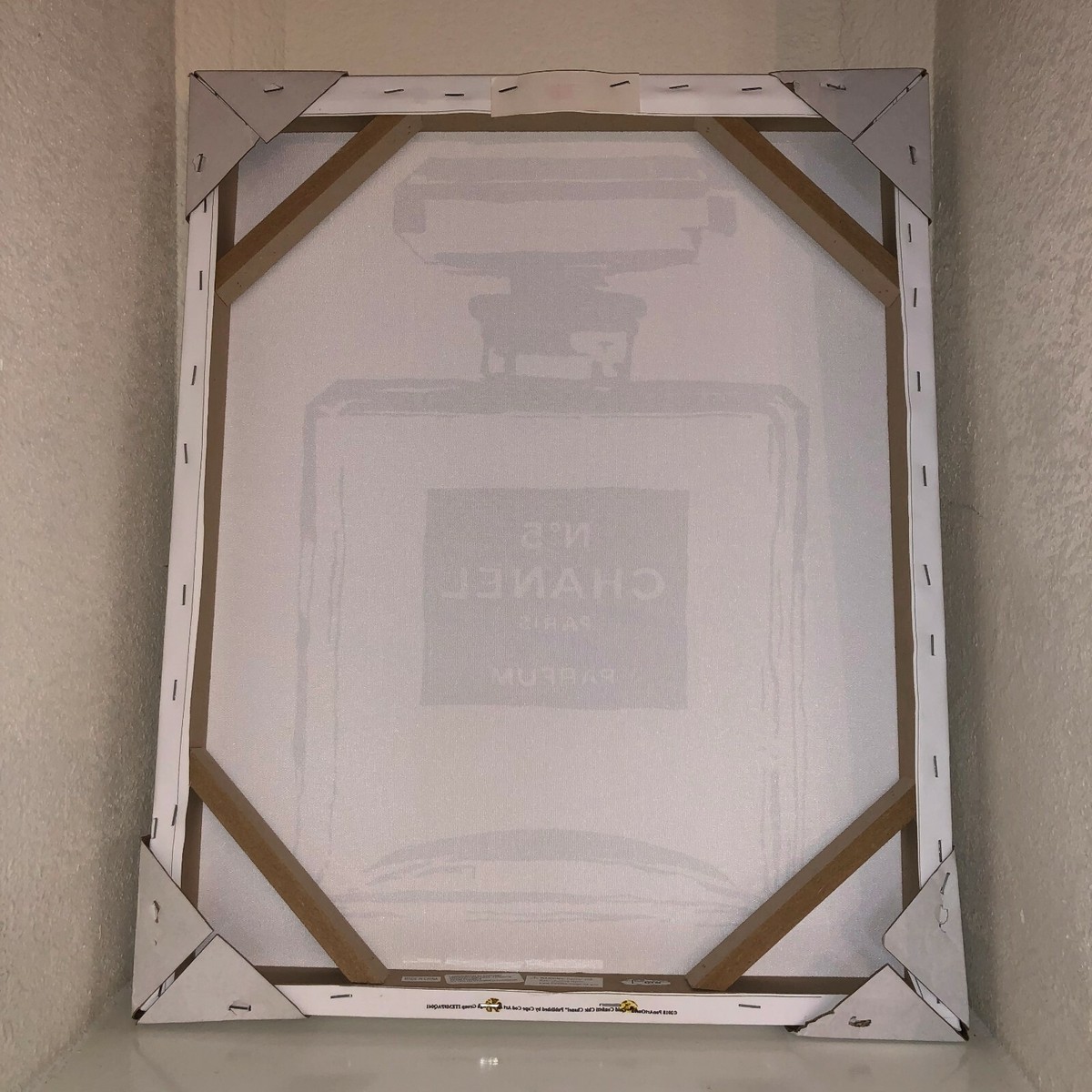 N°5 CHANEL 油彩画 金色フレーム N°5 CHANEL 油彩画 金色フレーム N°5 CHANEL 油彩画 金色フレーム