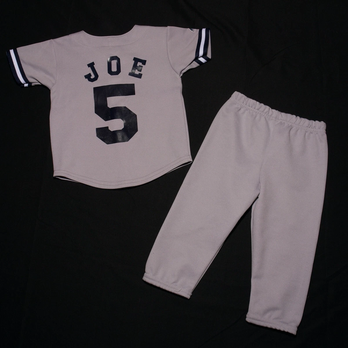 Vintage New York Yankees #5 Joe Dimaggio Uniform Majestic Baby Toddler  Jersey 3T