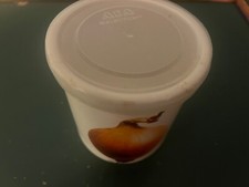 Vorratsdose mit Deckel 10 cm Trattoria Motiv ZWIEBEL ASA Porzellan 