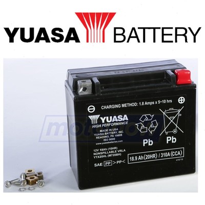 Yuasa Factory Activated Maintenance Free Battery for 2010 Ski-Doo MX Z 1200 wq