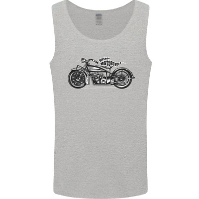 Vintage Motorrad Personalisiert Chopper Biker Herren Tanktop
