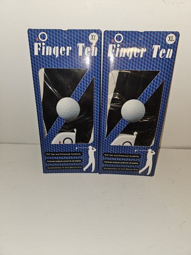Men’s Finger Ten Golf Gloves - XL - 2 Left Hand Gloves New