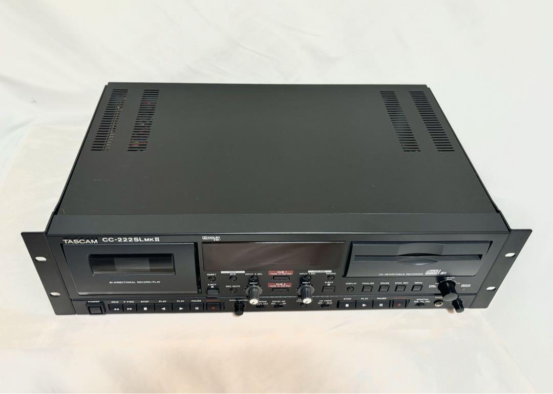 Tascam CC-222SL MKII CD Recorder Cassette Deck Player Color