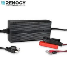 Renogy 24V 10A AC-to-DC LFP Portable Battery Charger for Lithium-Iron Phosphate