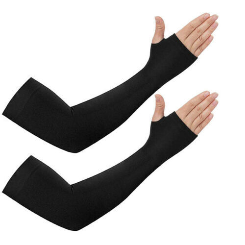 1-5 Pairs Cooling Arm Sleeves Cover UV Sun Protection Outdoor Sports Men Women - Picture 16 of 21