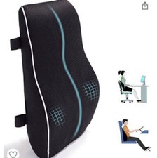 Memory Foam Lumbar Support Cushion for Home Office Car Seat Back Chair Pillow US