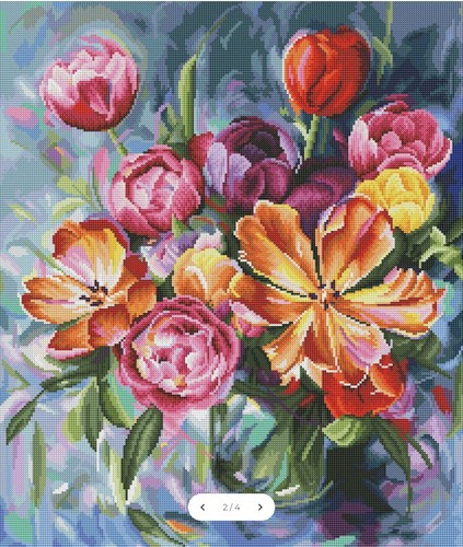 Dreamer Designs Diamond Art "Tulip Season" by Alissa Kari NEW Sold OUT! ~ round~ - Picture 2 of 3