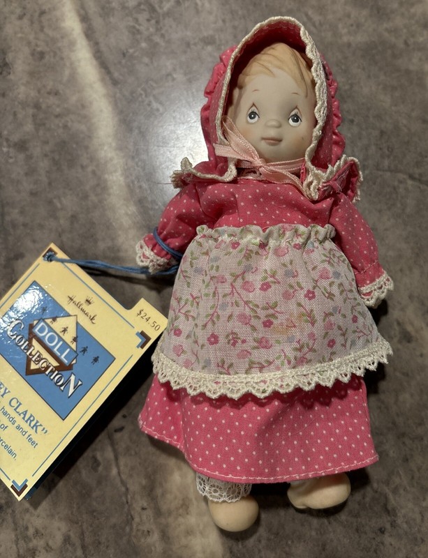 Porcelain Betsy Clark Doll by Hallmark 1985 NWT - Delightful