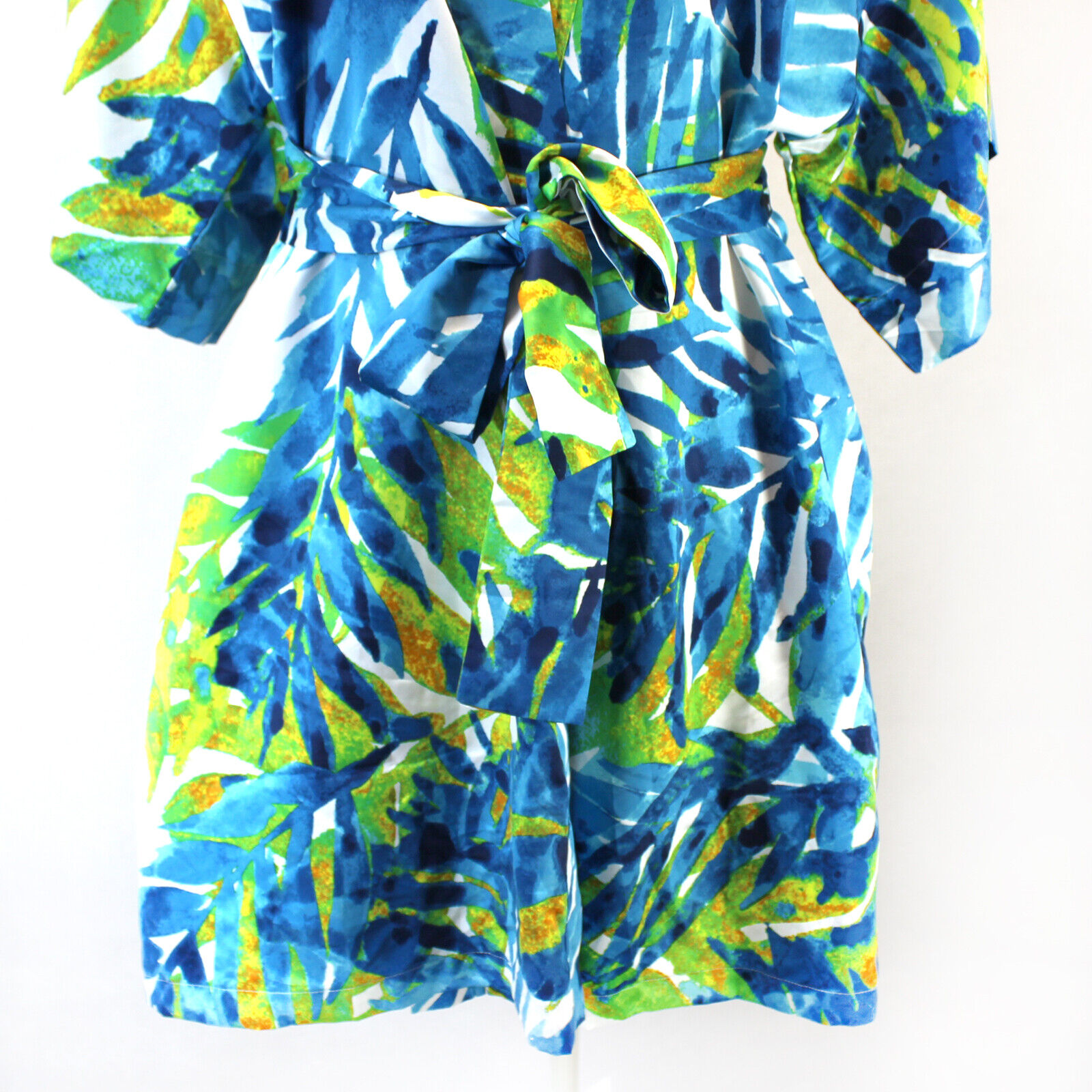 Natori Tropical Print Kimono Robe Cover Chemise XL - image 4