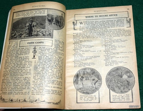 BOY SCOUT - 1918 SCOUTING MAGAZINE - EQUIPMENT CATALOG - Picture 7 of 7