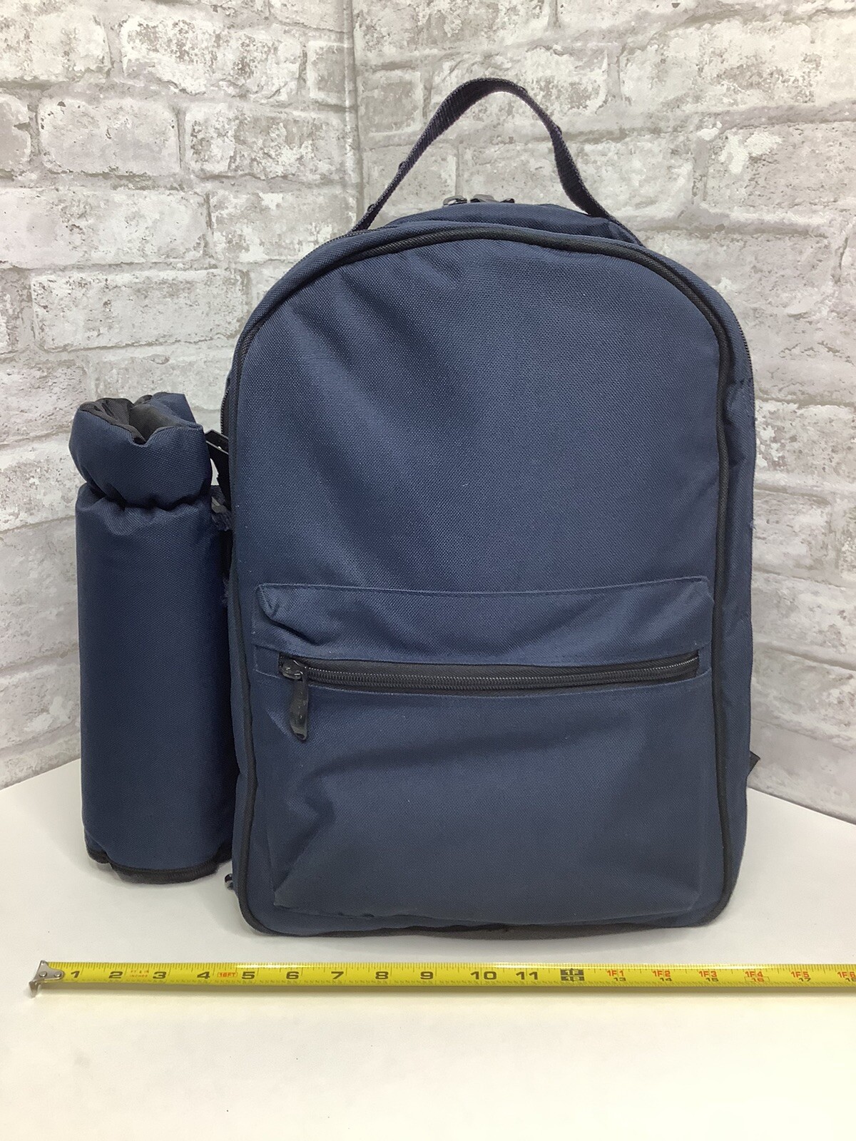 Picnic Time Backpack Blue Wine & Utensils Travel Hiking Camping Insulated Nwot