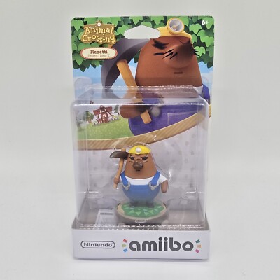 Nintendo amiibo Animal Crossing Resetti Rese T. Festival Figur NEU OVP
